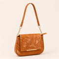Camel Marble Shoulder Bag