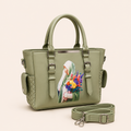 Green Graphic Tote Bag
