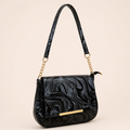 Black Marble Shoulder Bag