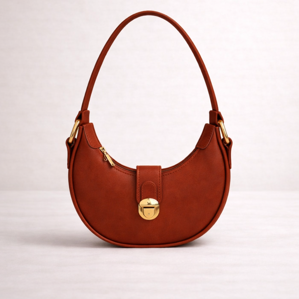 Rust Lock Shoulder Bag