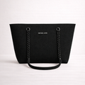 Black Chain Tote