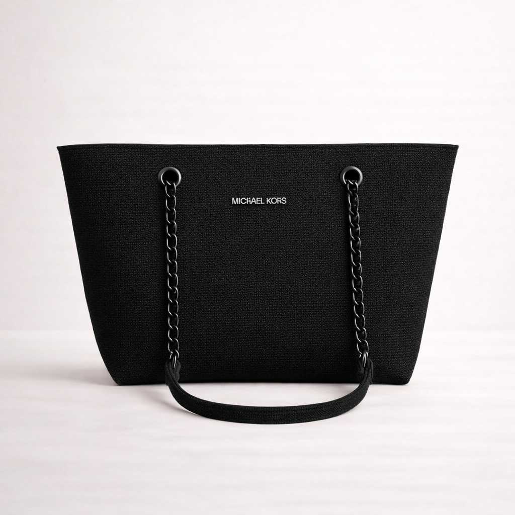Black Chain Tote