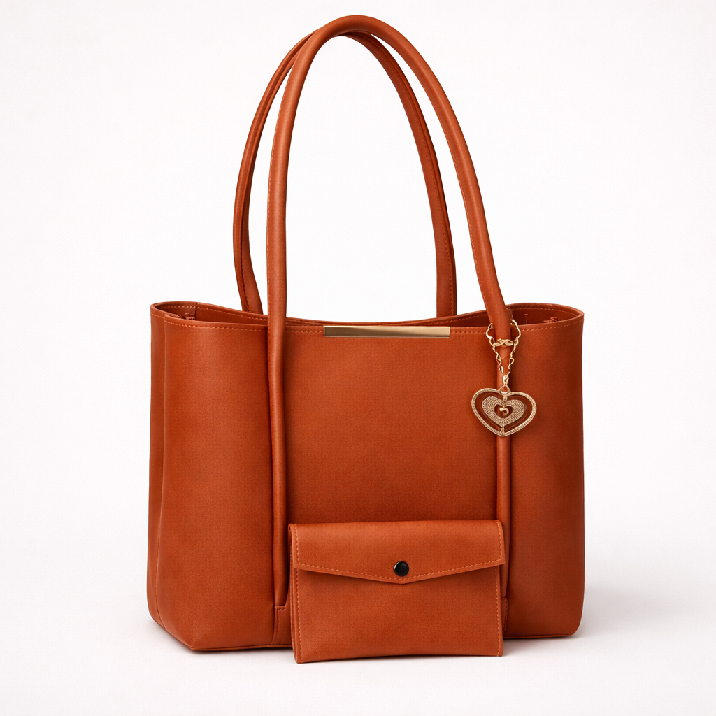 Rust Charm Tote