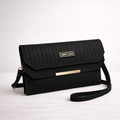 Jet Black Line Crossbody