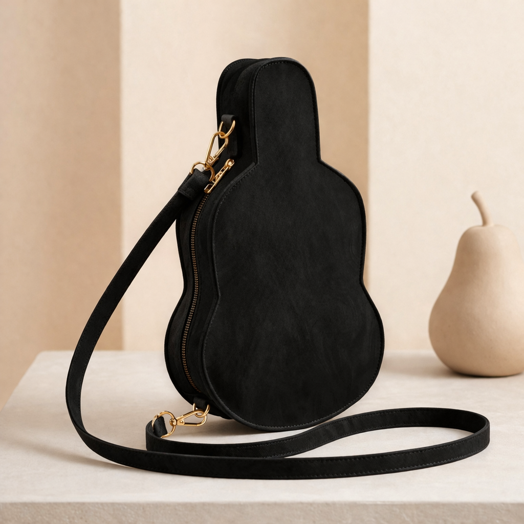 Jet Black Sculpt Crossbody