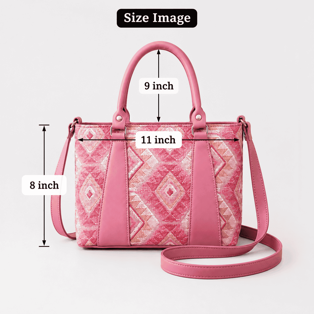 Pink Aztec Tote