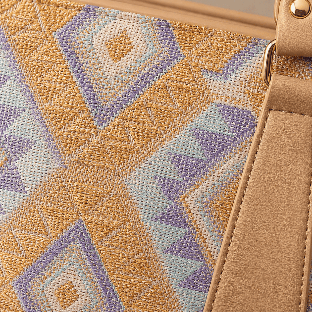 Sand Aztec Tote