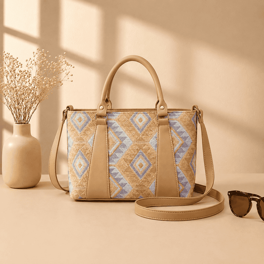 Sand Aztec Tote