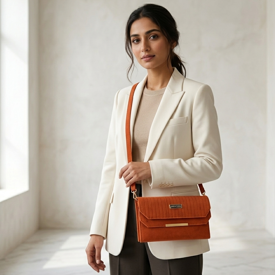 Rust Line Crossbody
