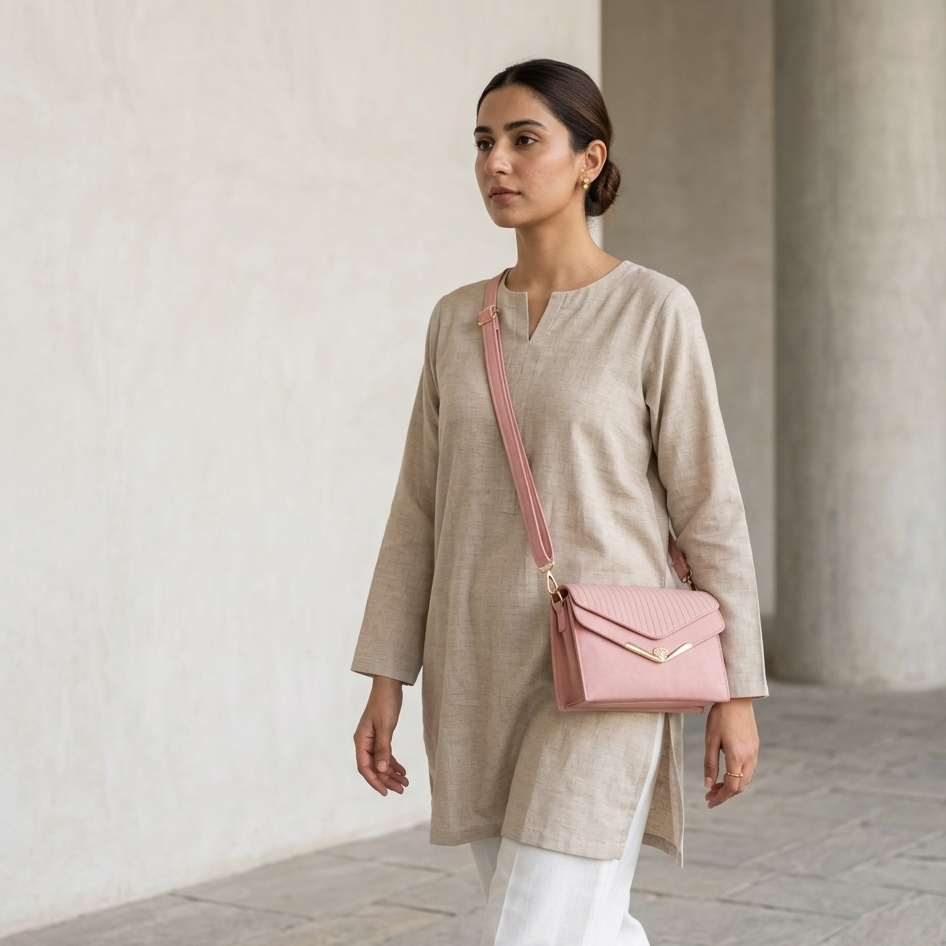 Blush Edge Crossbody