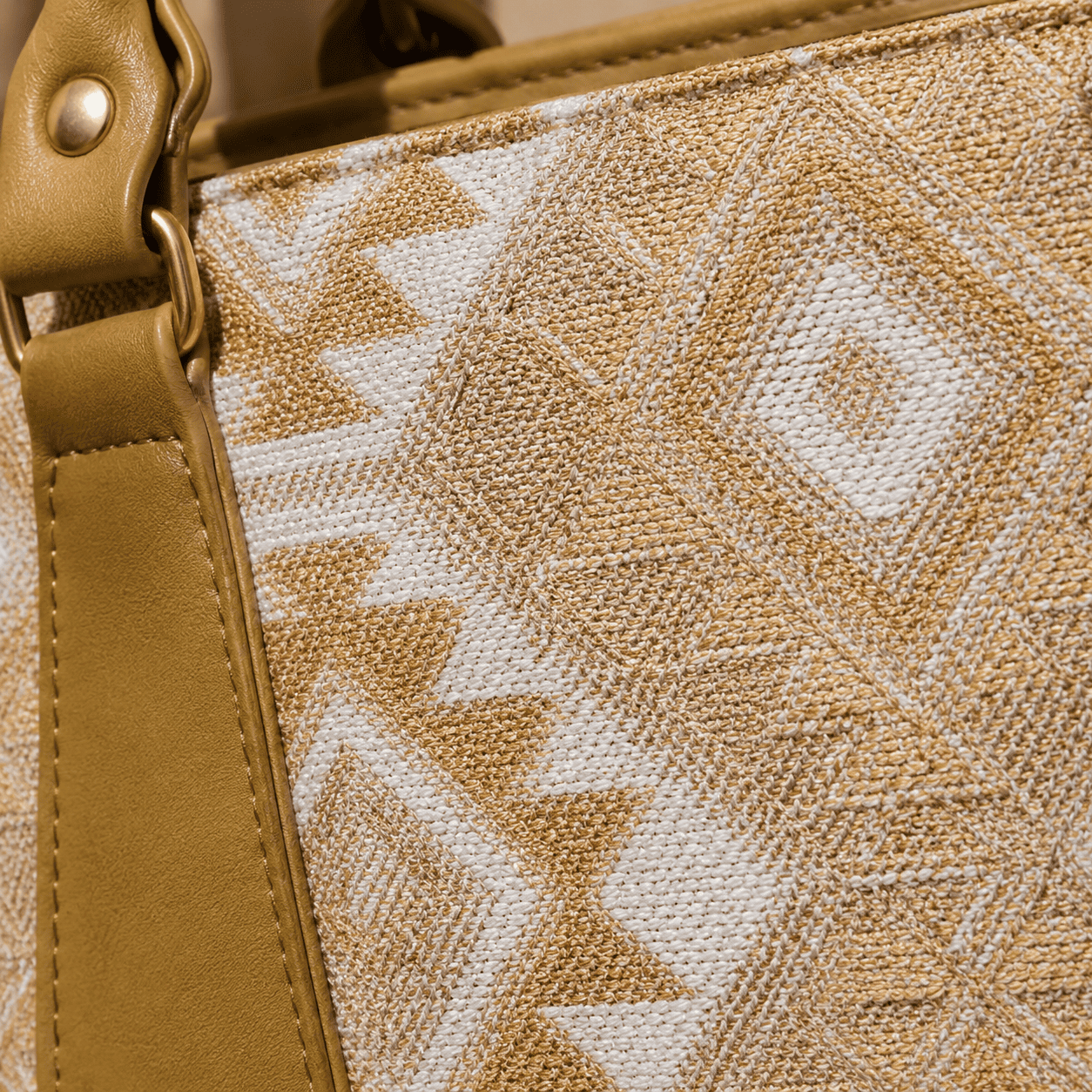 Olive Aztec Tote